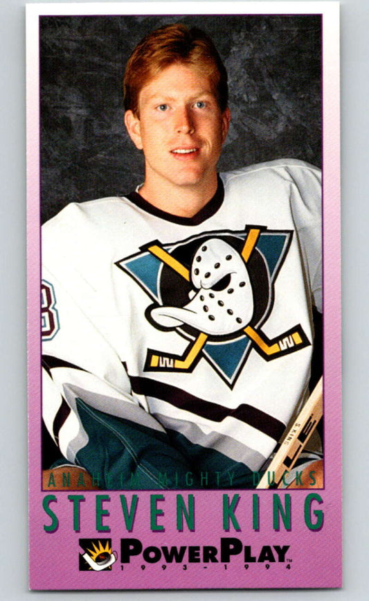 1993-94 PowerPlay #6 Steven King  Anaheim Ducks  V77408 Image 1