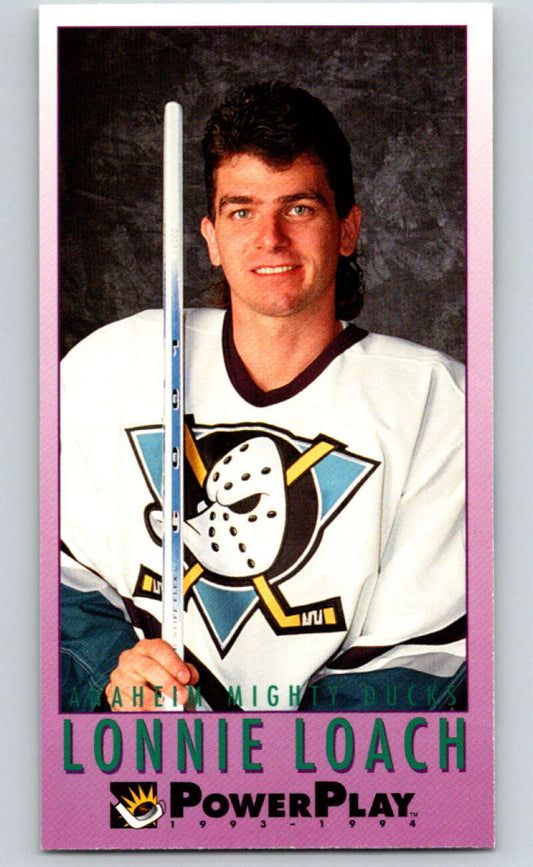 1993-94 PowerPlay #7 Lonnie Loach  Anaheim Ducks  V77411 Image 1