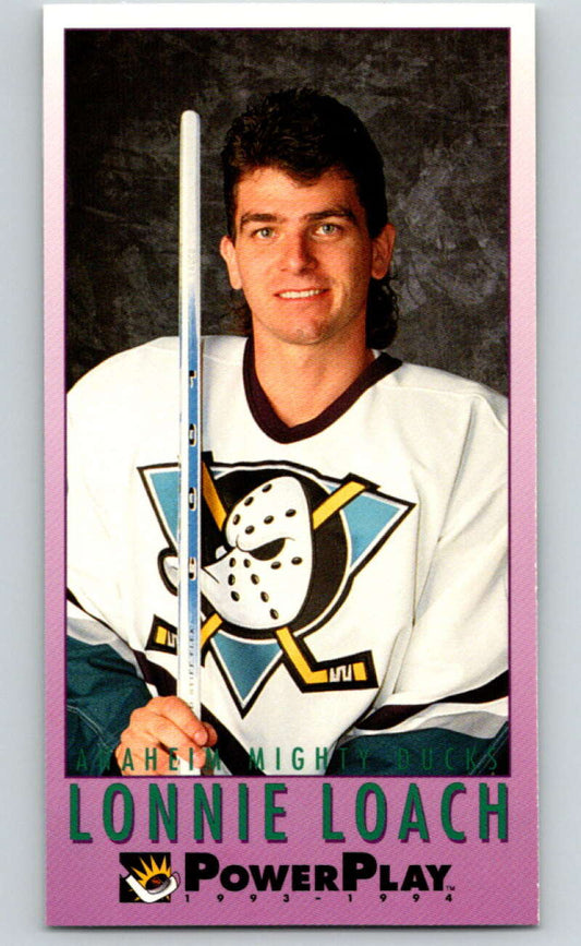 1993-94 PowerPlay #7 Lonnie Loach  Anaheim Ducks  V77412 Image 1