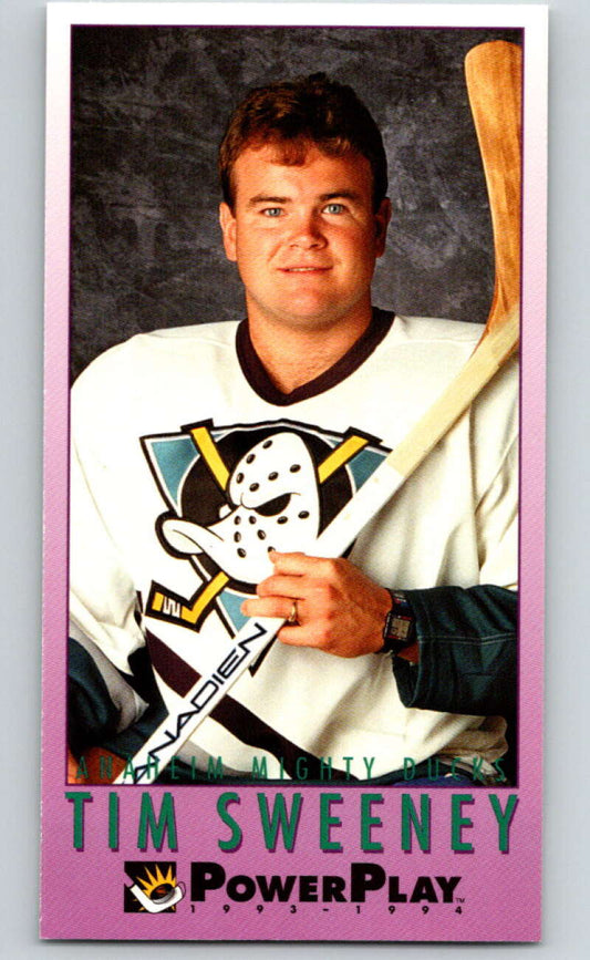 1993-94 PowerPlay #12 Tim Sweeney  Anaheim Ducks  V77421 Image 1