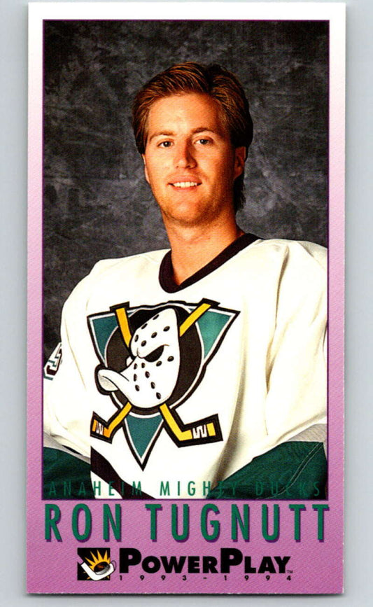 1993-94 PowerPlay #13 Ron Tugnutt  Anaheim Ducks  V77423 Image 1