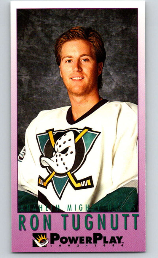 1993-94 PowerPlay #13 Ron Tugnutt  Anaheim Ducks  V77424 Image 1
