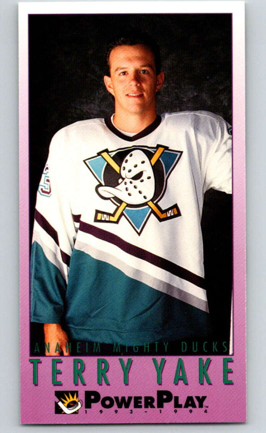 1993-94 PowerPlay #14 Terry Yake  Anaheim Ducks  V77426 Image 1