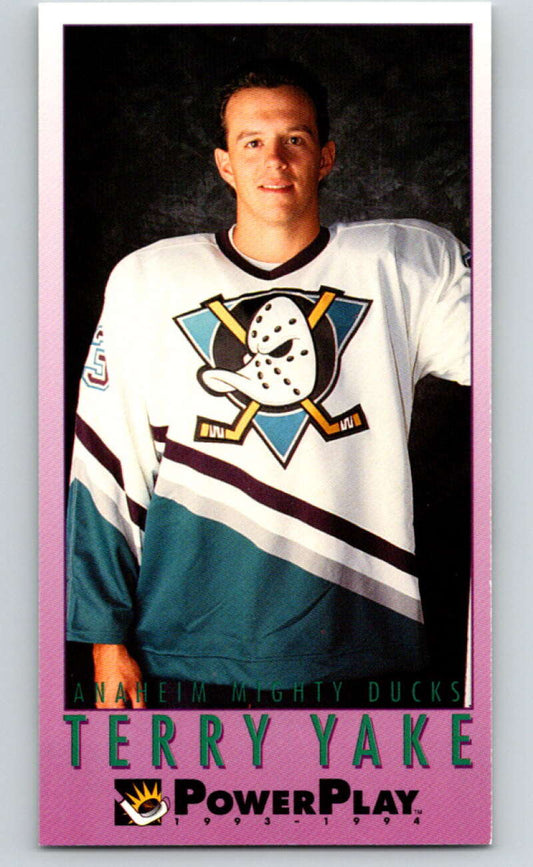 1993-94 PowerPlay #14 Terry Yake  Anaheim Ducks  V77427 Image 1