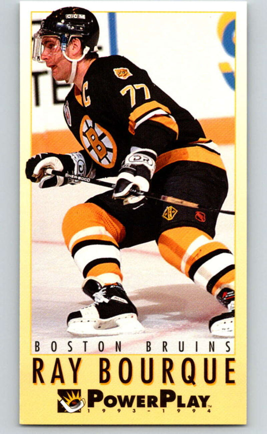 1993-94 PowerPlay #16 Ray Bourque  Boston Bruins  V77430 Image 1