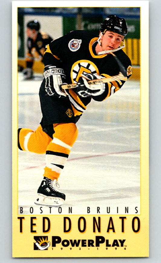 1993-94 PowerPlay #18 Ted Donato  Boston Bruins  V77434 Image 1