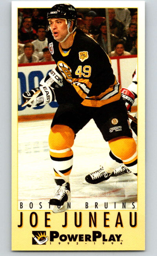 1993-94 PowerPlay #19 Joe Juneau  Boston Bruins  V77436 Image 1