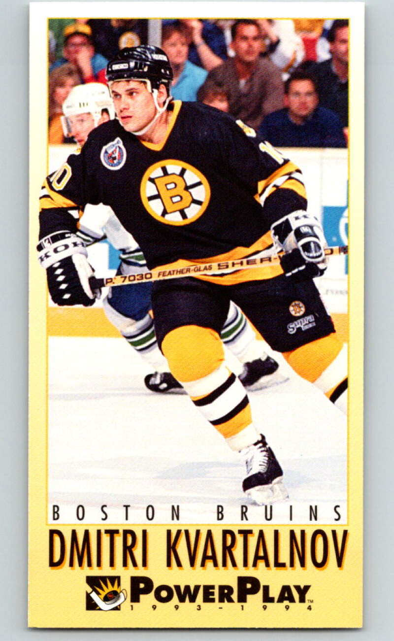 1993-94 PowerPlay #20 Dmitri Kvartalnov Boston Bruins V77438 Image 1