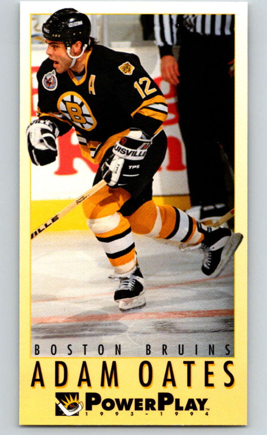 1993-94 PowerPlay #23 Adam Oates  Boston Bruins  V77446 Image 1