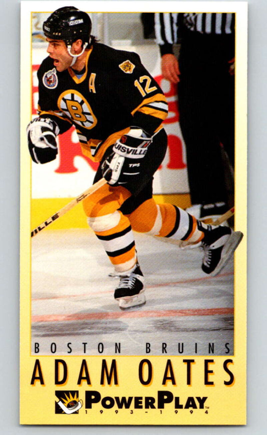 1993-94 PowerPlay #23 Adam Oates  Boston Bruins  V77447 Image 1