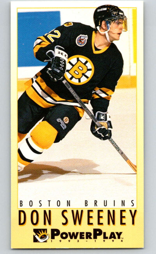 1993-94 PowerPlay #24 Don Sweeney  Boston Bruins  V77450 Image 1