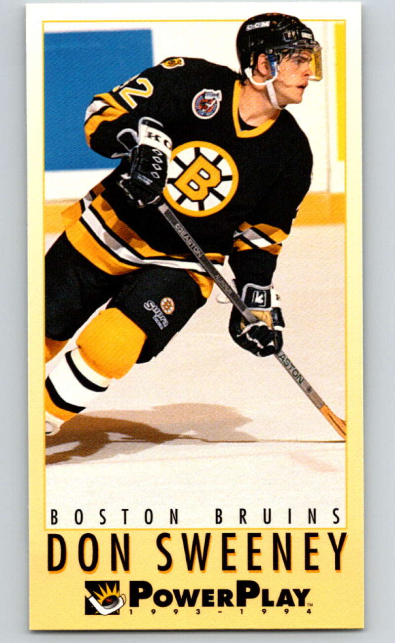 1993-94 PowerPlay #24 Don Sweeney  Boston Bruins  V77451 Image 1