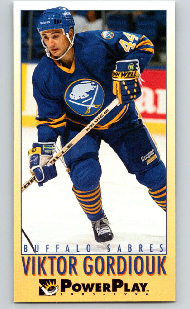 1993-94 PowerPlay #28 Viktor Gordiouk Buffalo Sabres V77457 Image 1