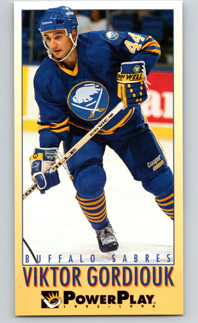 1993-94 PowerPlay #28 Viktor Gordiouk Buffalo Sabres V77458 Image 1