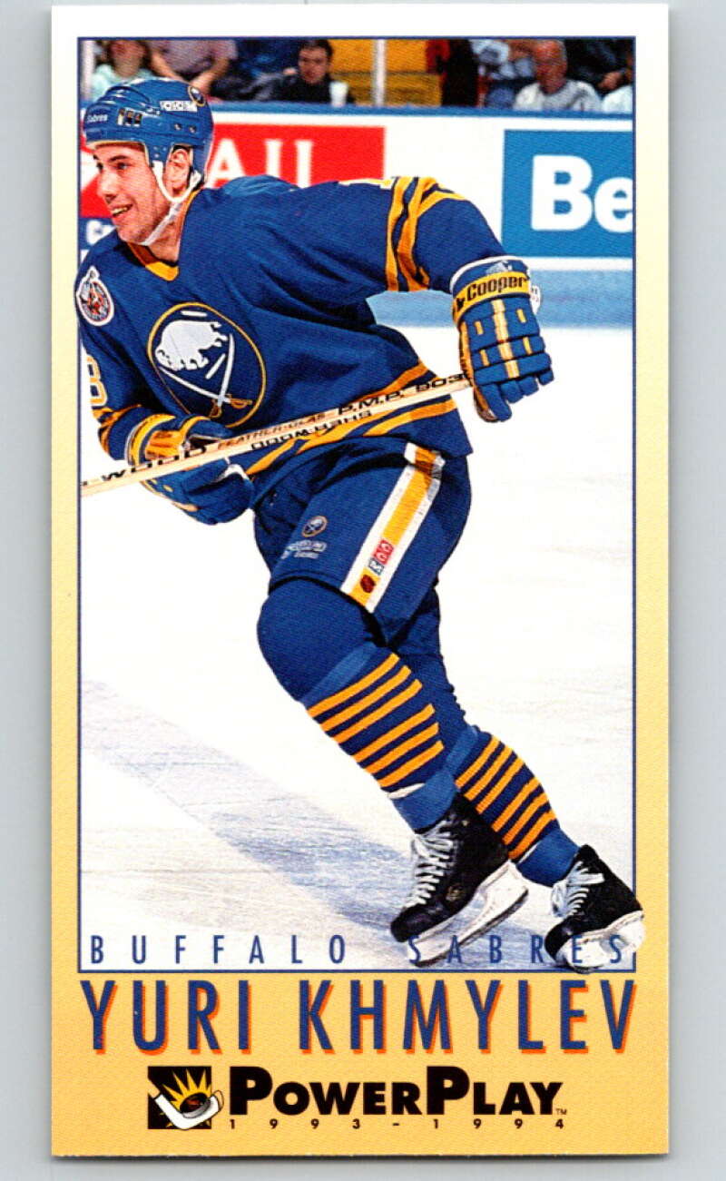 1993-94 PowerPlay #30 Yuri Khmylev Buffalo Sabres V77461 Image 1