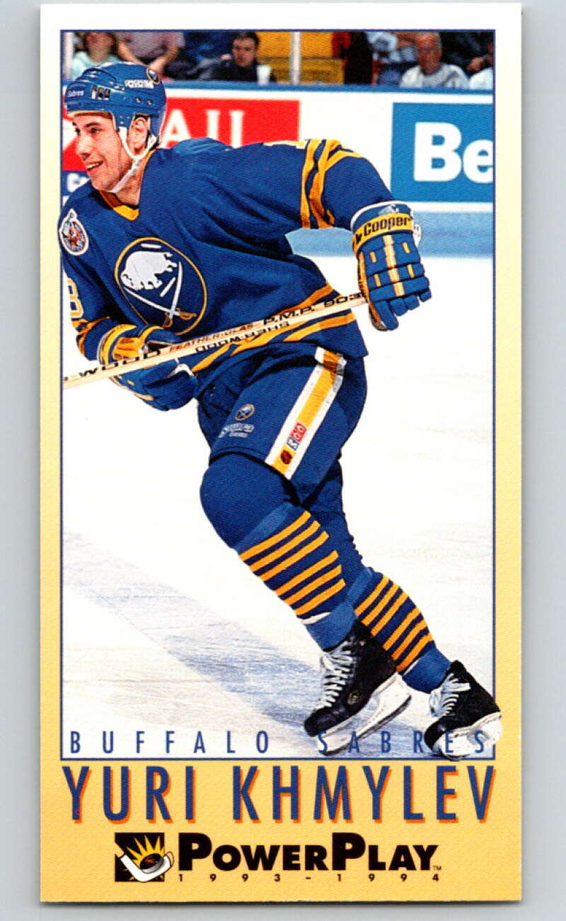 1993-94 PowerPlay #30 Yuri Khmylev Buffalo Sabres V77462 Image 1