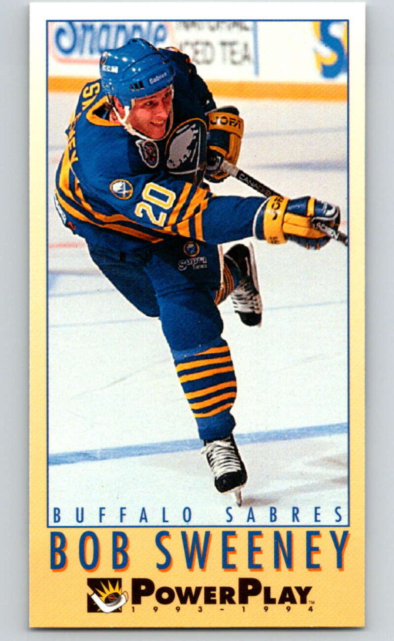 1993-94 PowerPlay #34 Bob Sweeney Buffalo Sabres V77468 Image 1