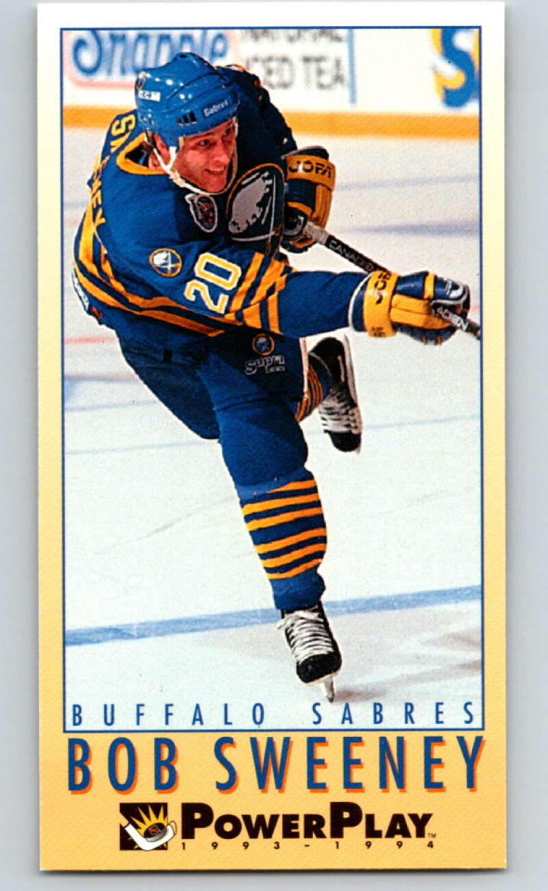 1993-94 PowerPlay #34 Bob Sweeney Buffalo Sabres V77469 Image 1