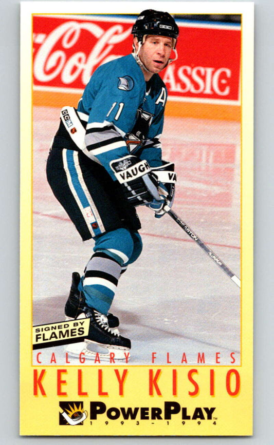 1993-94 PowerPlay #37 Kelly Kisio  Calgary Flames  V77473 Image 1