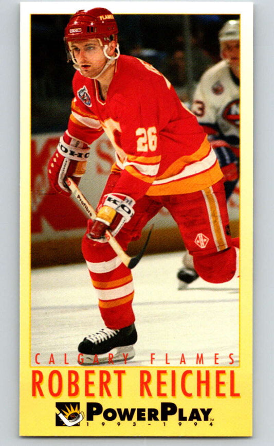 1993-94 PowerPlay #41 Robert Reichel  Calgary Flames  V77482 Image 1