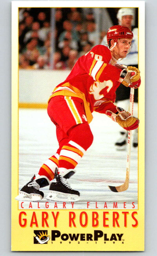 1993-94 PowerPlay #42 Gary Roberts  Calgary Flames  V77483 Image 1