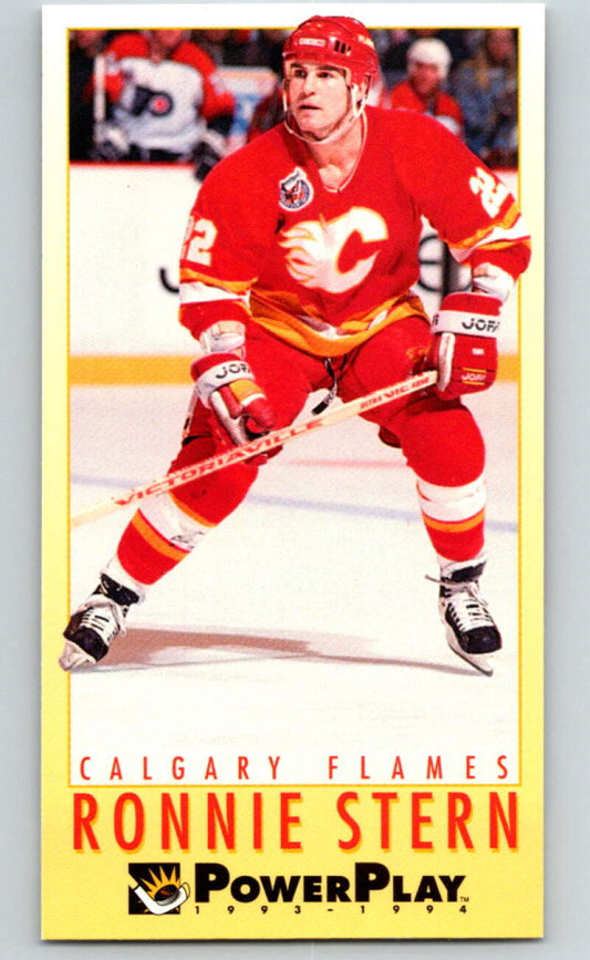 1993-94 PowerPlay #43 Ronnie Stern  Calgary Flames  V77485 Image 1