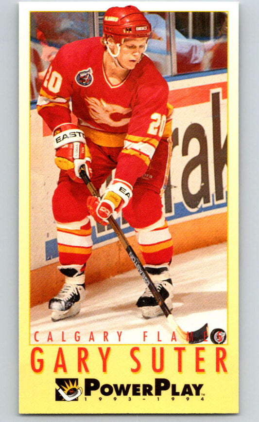 1993-94 PowerPlay #44 Gary Suter  Calgary Flames  V77486 Image 1
