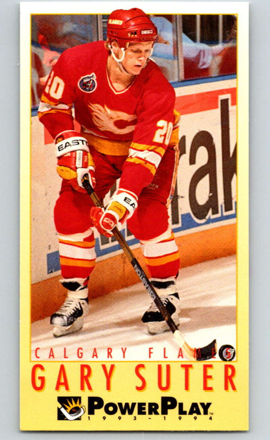 1993-94 PowerPlay #44 Gary Suter  Calgary Flames  V77487 Image 1