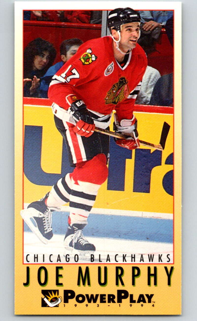 1993-94 PowerPlay #53 Joe Murphy Chicago Blackhawks V77505 Image 1