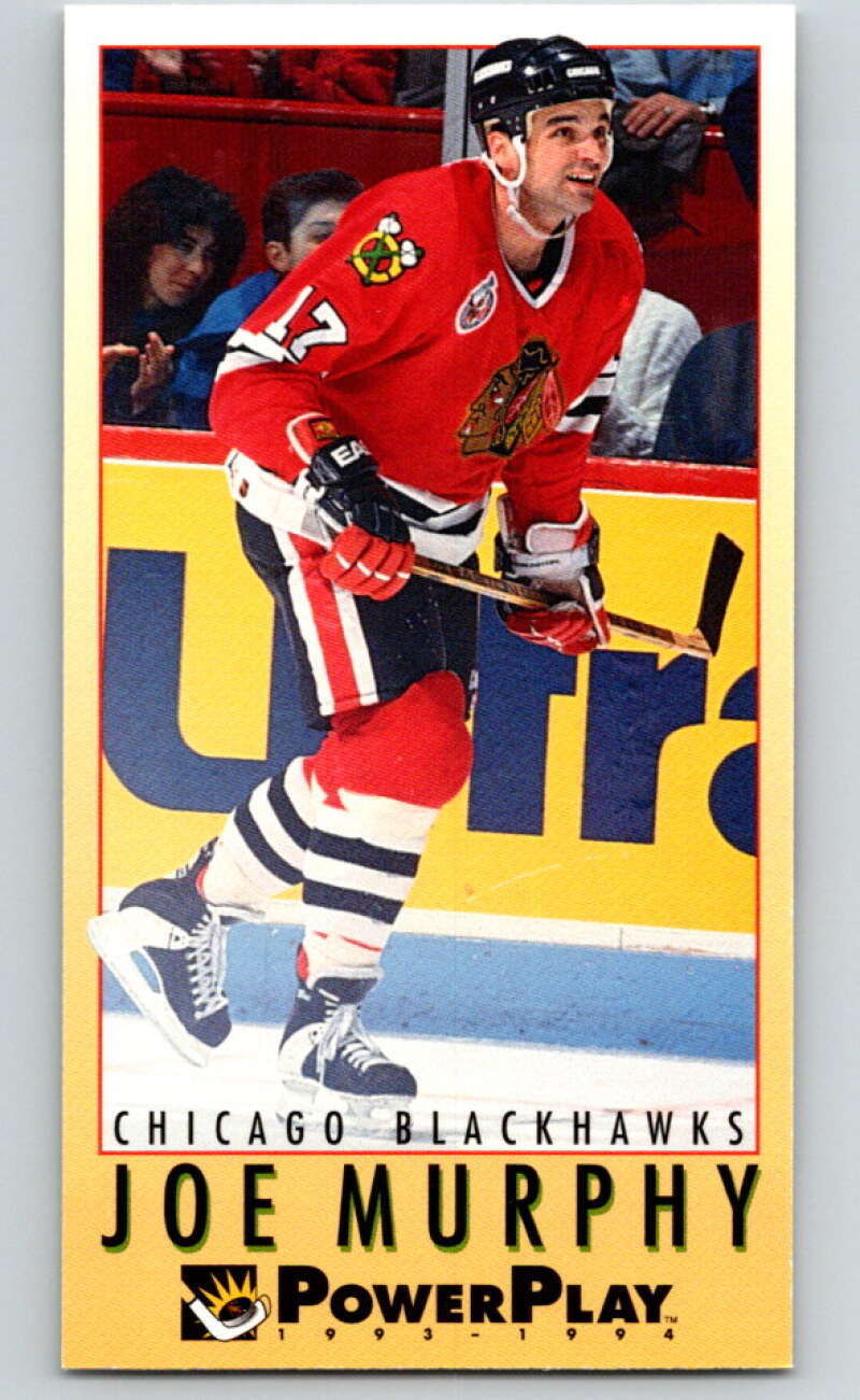 1993-94 PowerPlay #53 Joe Murphy Chicago Blackhawks V77507 Image 1