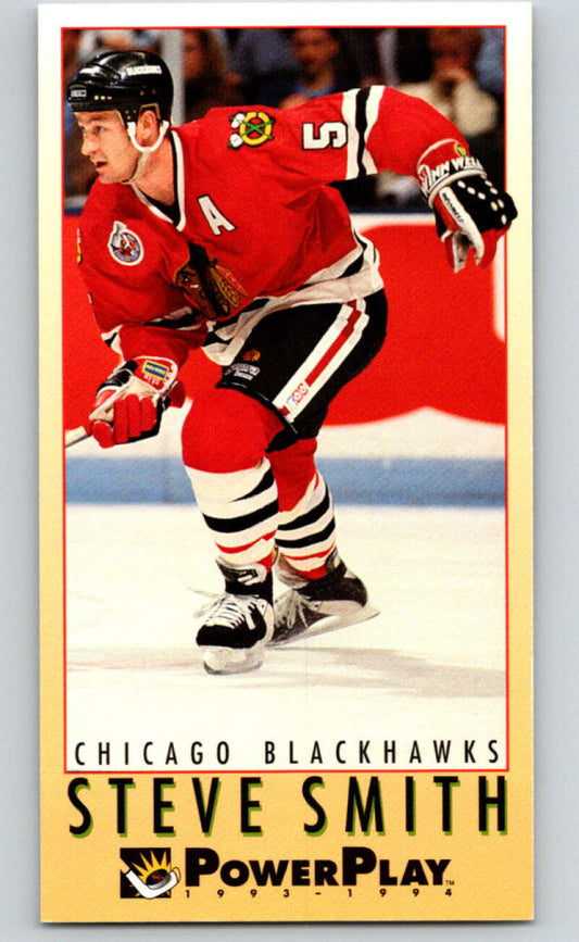1993-94 PowerPlay #55 Steve Smith  Chicago Blackhawks  V77511 Image 1