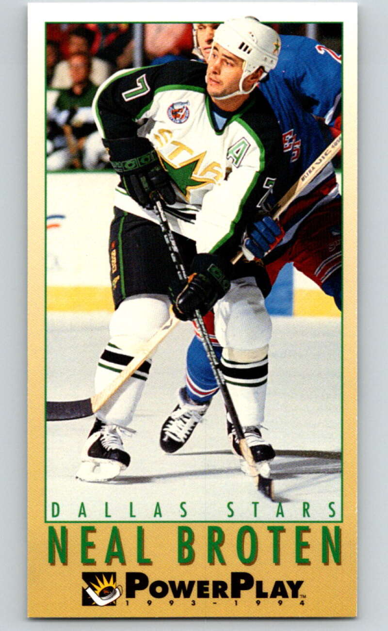 1993-94 PowerPlay #57 Neal Broten Dallas Stars V77515 Image 1