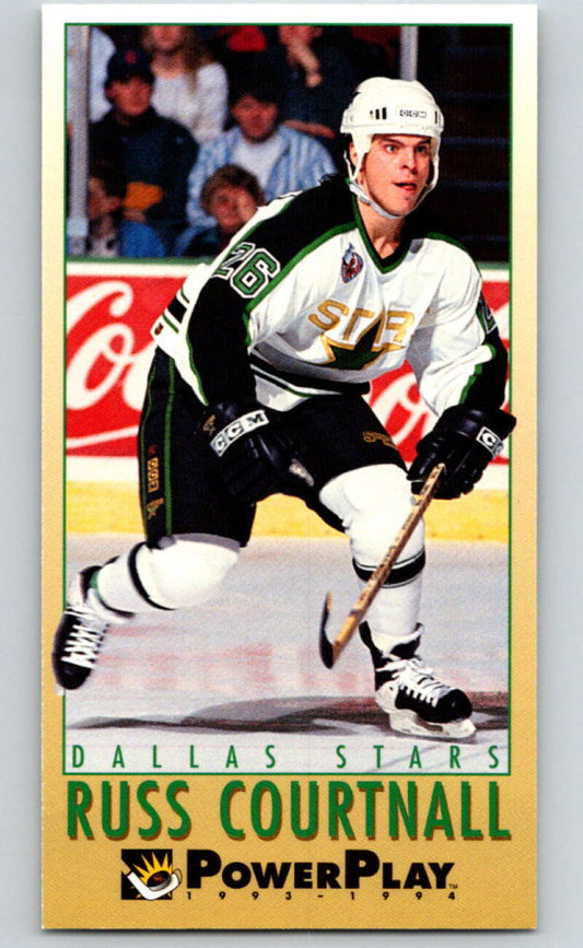 1993-94 PowerPlay #58 Russ Courtnall  Dallas Stars  V77518 Image 1