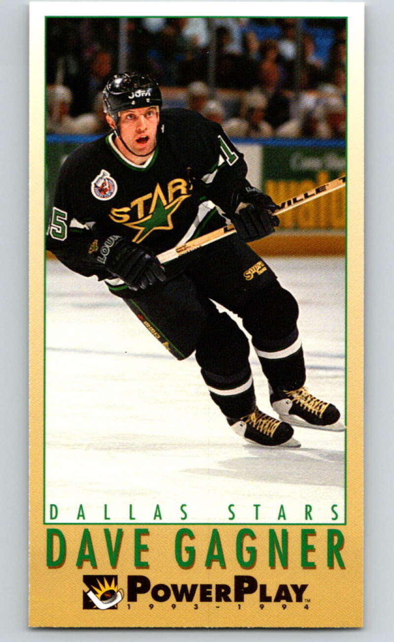 1993-94 PowerPlay #60 Dave Gagner Dallas Stars V77522 Image 1