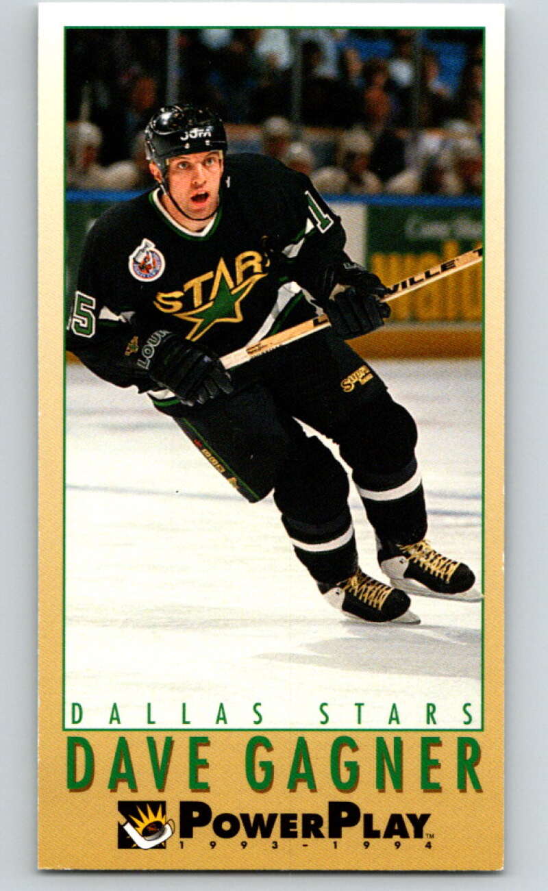 1993-94 PowerPlay #60 Dave Gagner Dallas Stars V77524 Image 1