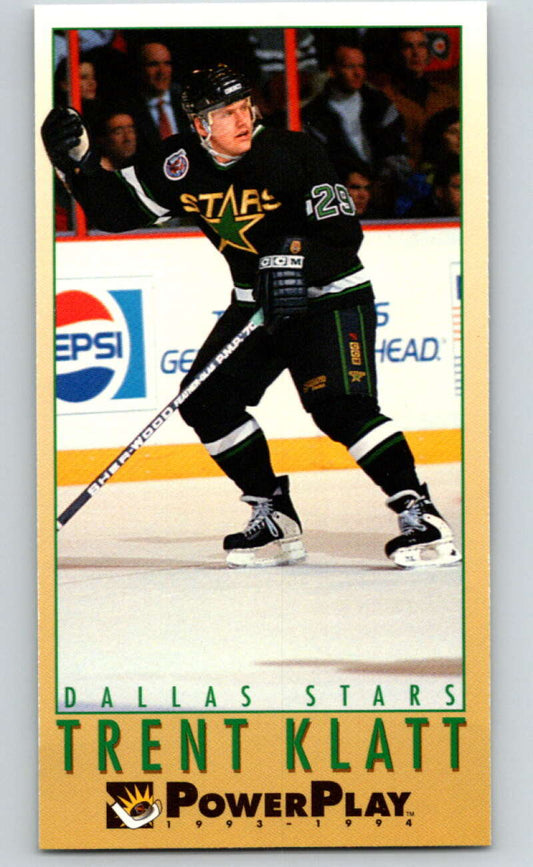 1993-94 PowerPlay #62 Trent Klatt  Dallas Stars  V77526 Image 1