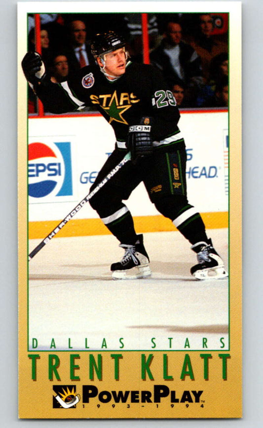 1993-94 PowerPlay #62 Trent Klatt  Dallas Stars  V77527 Image 1