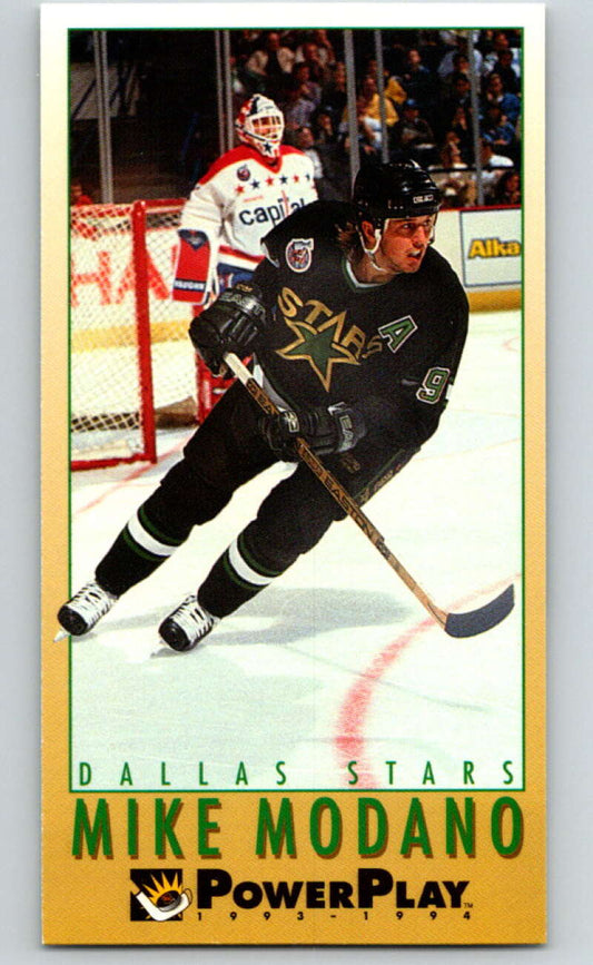 1993-94 PowerPlay #63 Mike Modano  Dallas Stars  V77528 Image 1