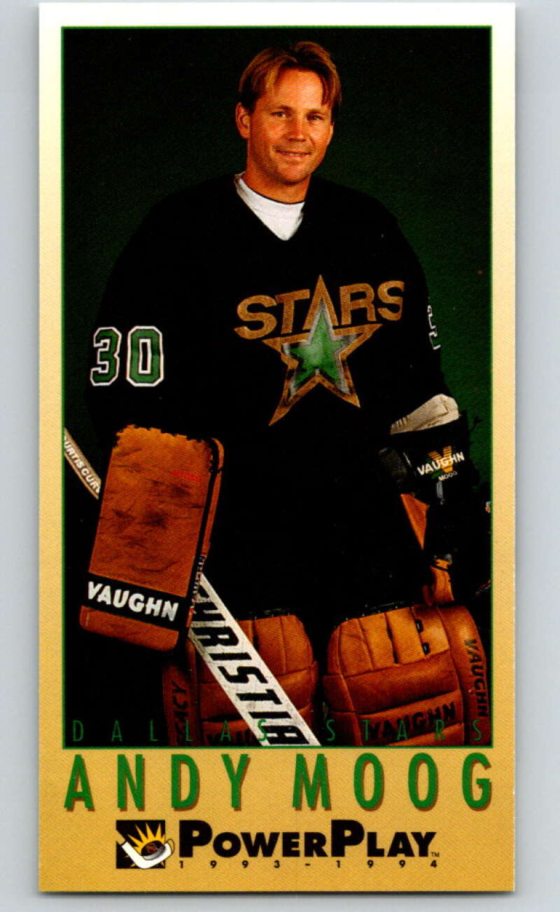 1993-94 PowerPlay #64 Andy Moog Dallas Stars V77531 Image 1