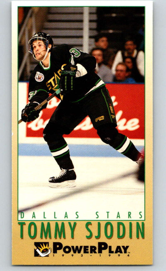 1993-94 PowerPlay #65 Tommy Sjodin  Dallas Stars  V77533 Image 1
