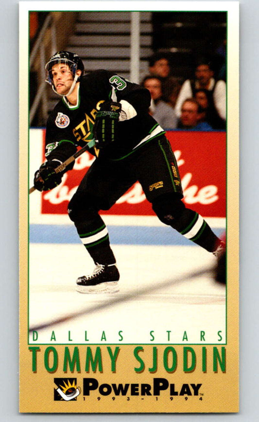 1993-94 PowerPlay #65 Tommy Sjodin  Dallas Stars  V77534 Image 1