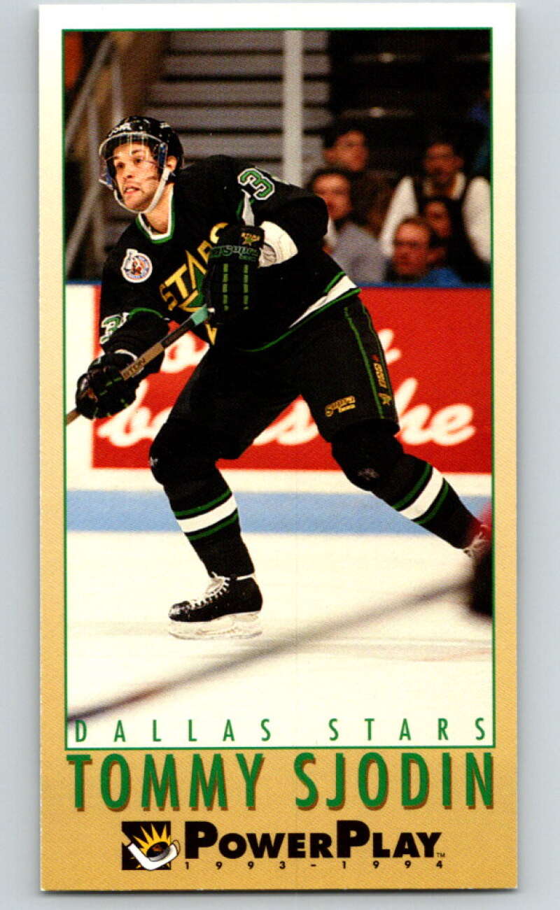 1993-94 PowerPlay #65 Tommy Sjodin Dallas Stars V77535 Image 1