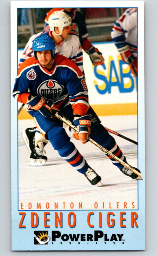 1993-94 PowerPlay #78 Zdeno Ciger  Edmonton Oilers  V77565 Image 1
