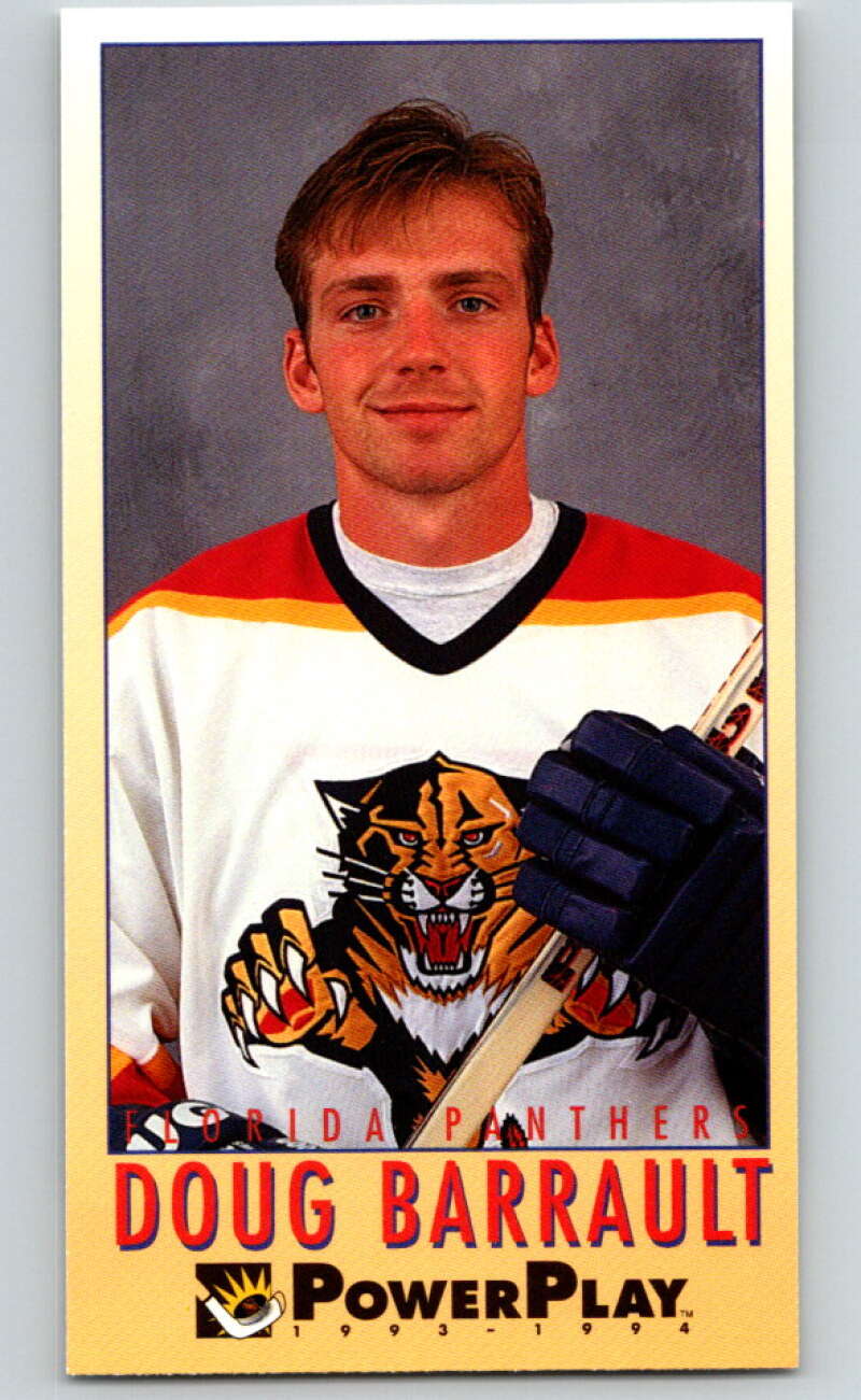 1993-94 PowerPlay #88 Doug Barrault RC Rookie Florida Panthers V77582 Image 1