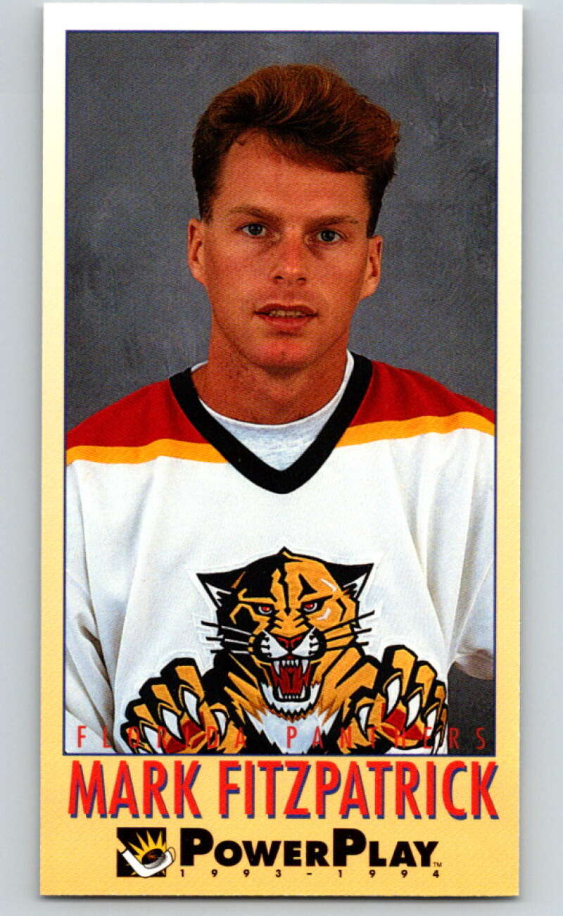 1993-94 PowerPlay #92 Mark Fitzpatrick Florida Panthers V77592 Image 1