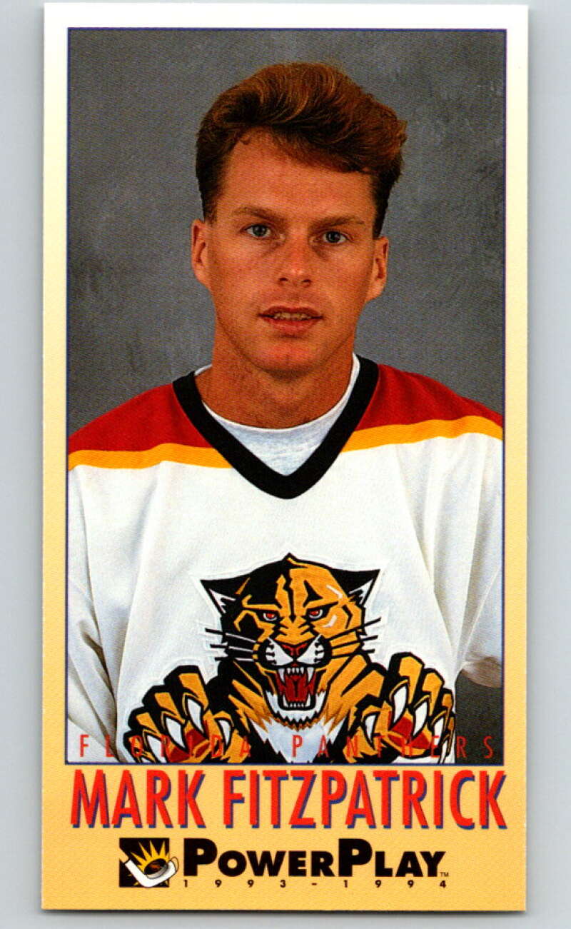 1993-94 PowerPlay #92 Mark Fitzpatrick Florida Panthers V77594 Image 1