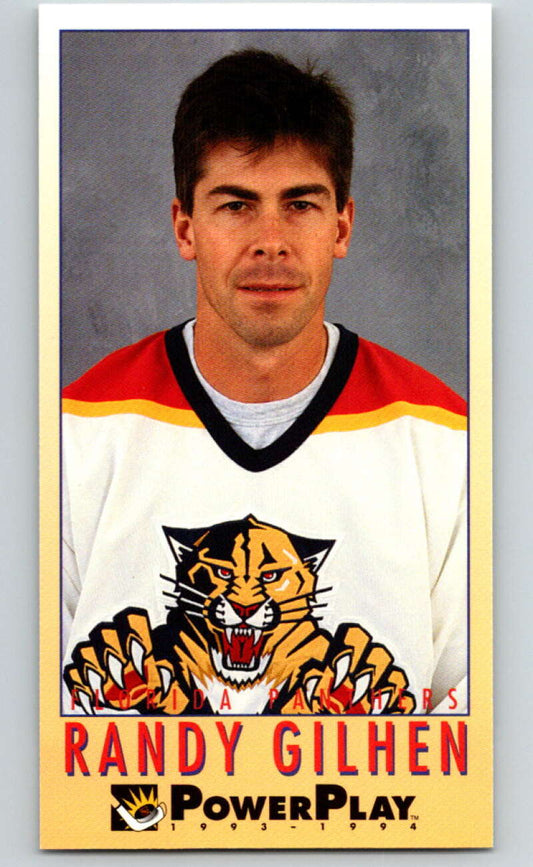 1993-94 PowerPlay #93 Randy Gilhen  Florida Panthers  V77595 Image 1