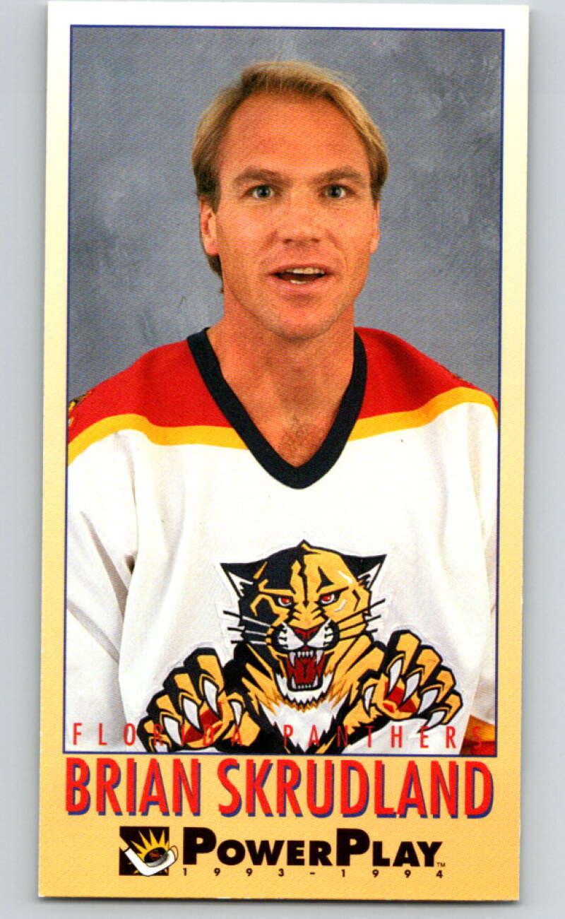 1993-94 PowerPlay #100 Brian Skrudland Florida Panthers V77609 Image 1