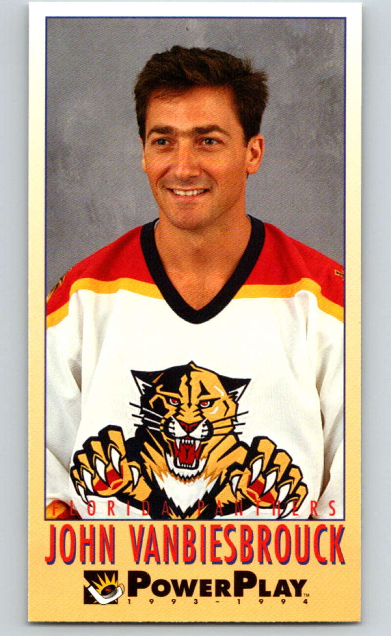 1993-94 PowerPlay #102 John Vanbiesbrouck Florida Panthers V77613 Image 1