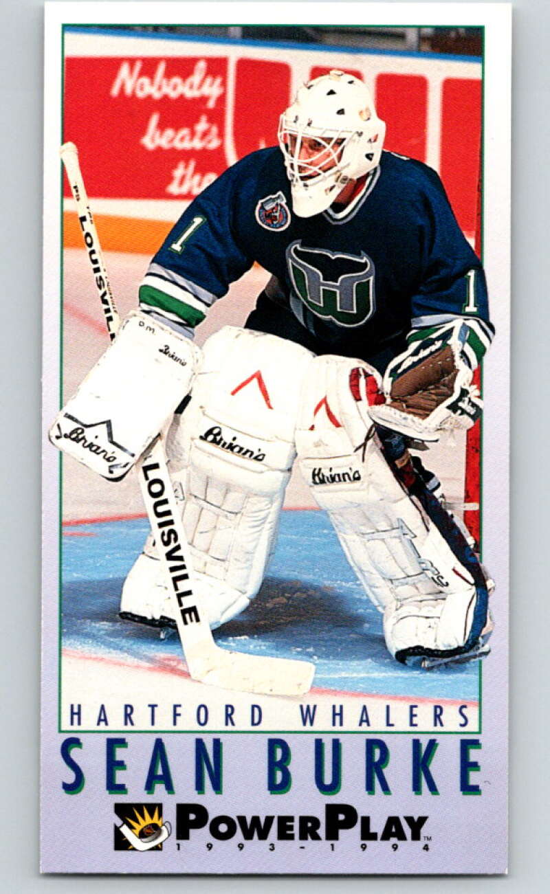 1993-94 PowerPlay #103 Sean Burke Hartford Whalers V77615 Image 1